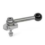 GN 918.6 Clamping Bolts, Stainless Steel, Upward Clamping, Screw from the Back