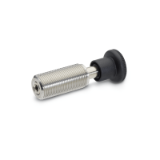 GN 313 Spring Bolts, Stainless Steel / Plastic Knob