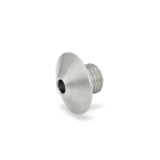 GN 412.5 Positioning Bushings with Ramping Cone for Indexing Plungers, Stainless Steel