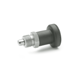 GN 607 Indexing Plungers, Stainless Steel / Plastic Knob