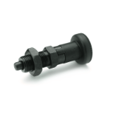 GN 617.1 Indexing Plungers with Rest Position, Steel / Plastic Knob