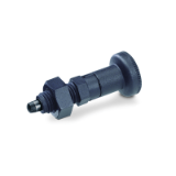 GN 617.2 Indexing Plungers, Threaded Body Plastic, Plunger Steel