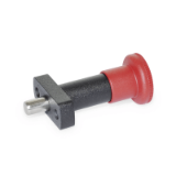 GN 817.1 Indexing Plungers, Steel, with Red Knob