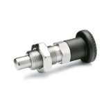 GN 817 Indexing Plungers, Stainless Steel / Plastic Knob