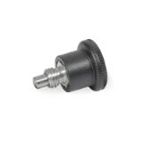 GN 822.7 Mini Indexing Plungers, Stainless Steel / Plastic Knob