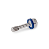 GN 1582 Screws, Stainless Steel, with Recessed Stud for Loss Protection, Hygienic Design