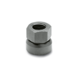 GN 347 Hex Nuts with Ball Socket, Steel