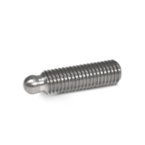 GN 632.5 Grub Screws, Stainless Steel, with Ball Point