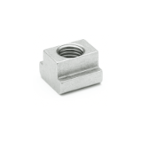 GN 508 T-Nuts, without Thread, Stainless Steel