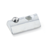 GN 506.1 T-Nuts, Stainless Steel, Accessory for Profile Systems, without Guide Step