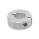 GN 706.2 Semi-Split Shaft Collars, Stainless Steel