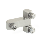 GN 129.2 Hinges, Stainless Steel , Consisting of Three Parts