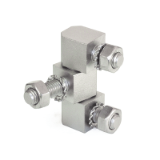 GN 129.5 Hinges, Stainless Steel, Consisting of Three Parts