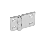 GN 237 Hinges, Stainless Steel, Horizontally Elongated
