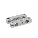 GN 474.3 Parallel Mounting Clamps with Adjustable Spindle, Aluminum