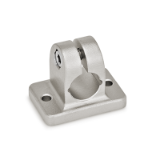 GN 145 Flanged Connector Clamps, Stainless Steel