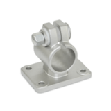 GN 146.5 Flanged Connector Clamps, Stainless Steel