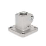 GN 162 Base Plate Connector Clamps, Stainless Steel
