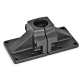 GN 167 Wide base plate connector clamps, Aluminum
