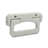 GN 825.1 - Folding handles with spring-loaded return, White