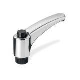 GN 603.4 - Adjustable hand levers, Handle plastic chrome-plated