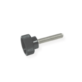 GN 421.10 - Hollow knurled knobs, with tip
