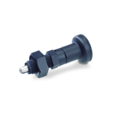 GN 617.2 - Indexing plungers with Stainless Steel-Plunger, Type BK, without rest position, with lock nut