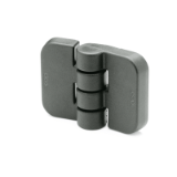 GN 158 - Hinges, Type B 2x2 holes for hex bolts