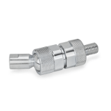 GN 782 KI NI - Ball joints, Stainless Steel, Type KI, Ball with female thread, Mounting socket with male thread