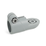 GN 276.9 - Swivel Clamp Connector Bases, Plastic, Type OZ, without centring step (smooth)